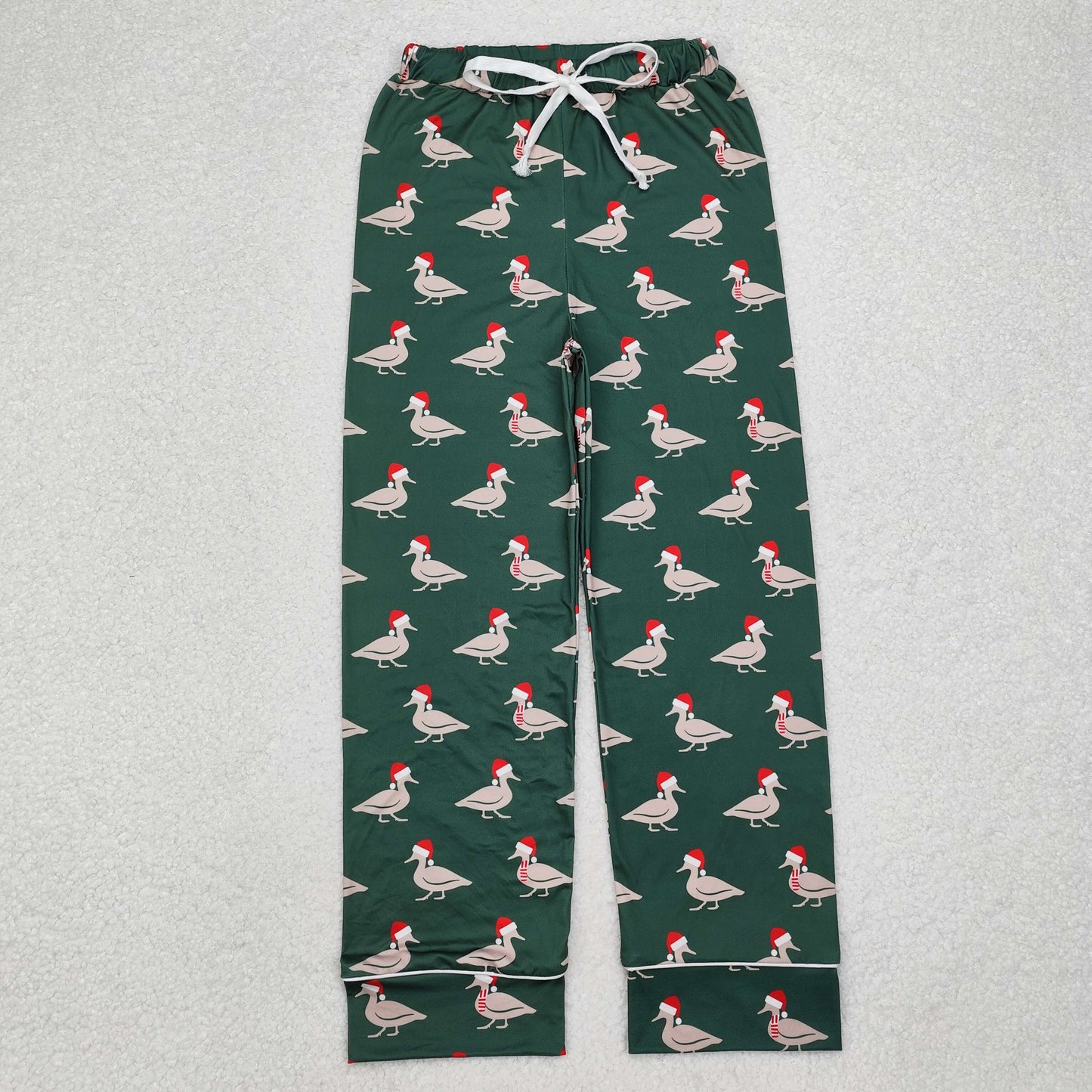 Sibling Adult Men Women Santa Cows Holly Checked Christmas Pajamas Flare Pants