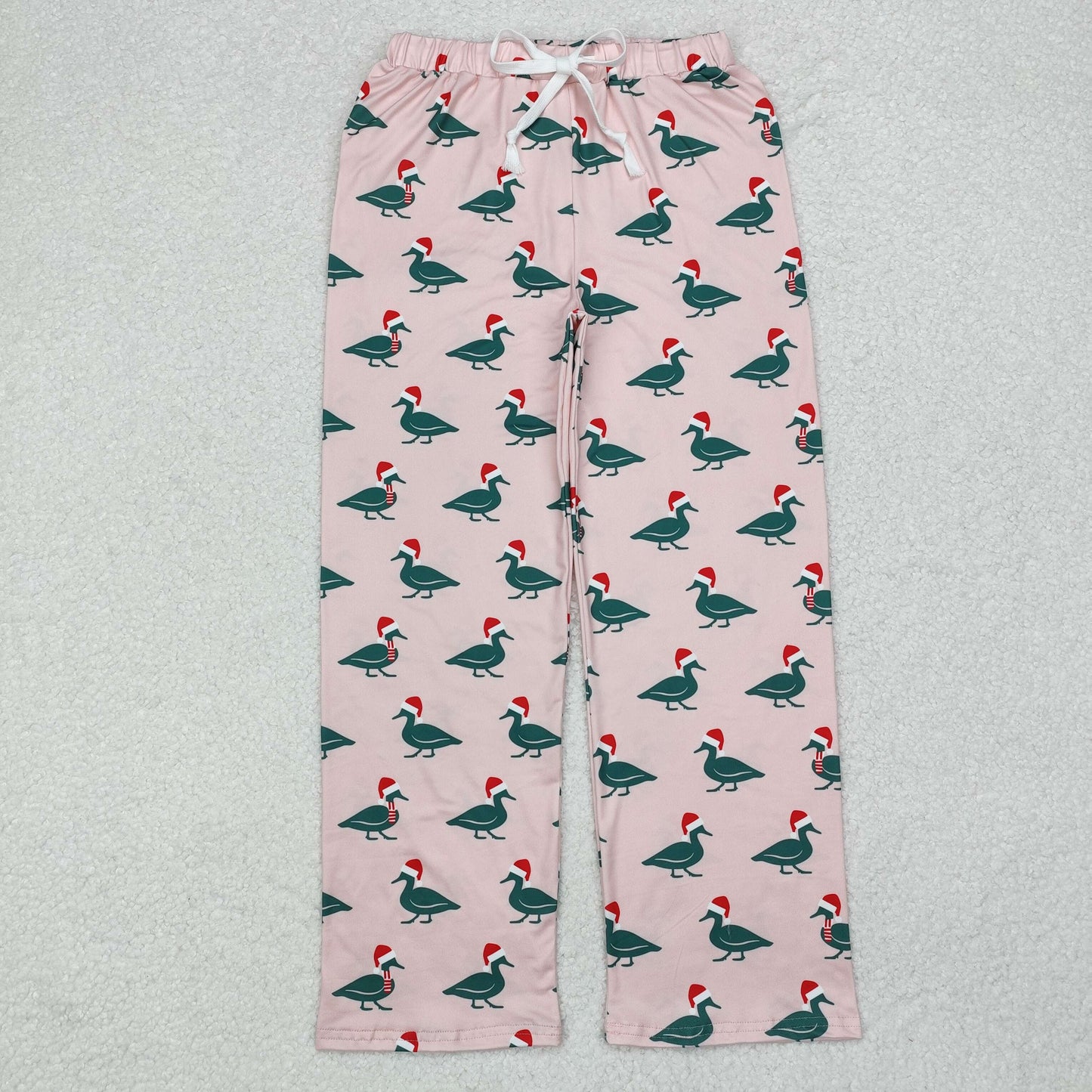 Sibling Adult Men Women Santa Cows Holly Checked Christmas Pajamas Flare Pants