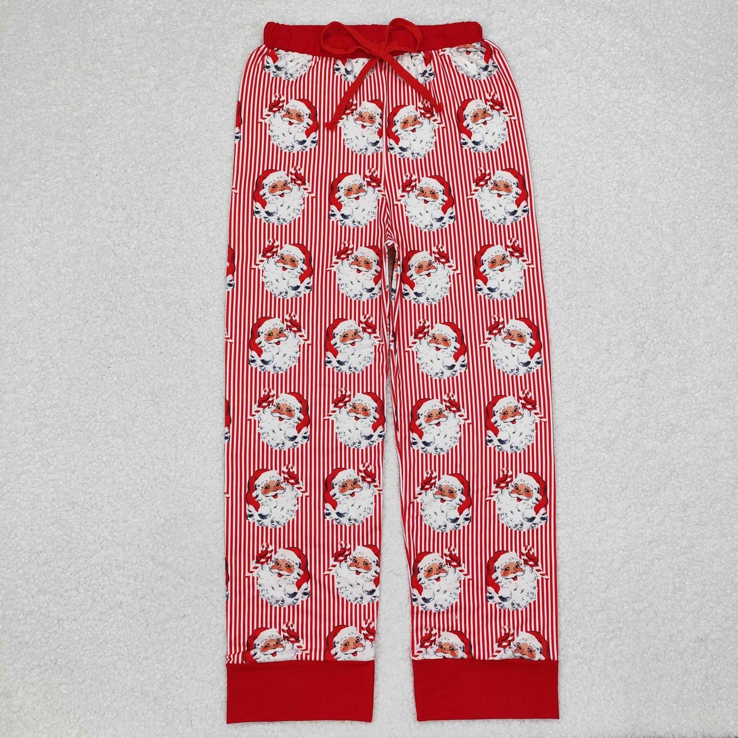 Sibling Adult Men Women Santa Cows Holly Checked Christmas Pajamas Flare Pants