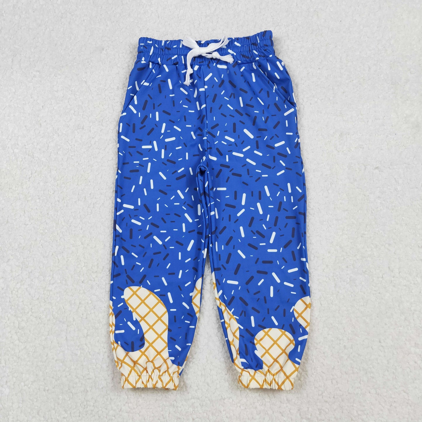 Sibling Baby Boys Pockets Sprinkles Drip Yoga Active Jogger Pants