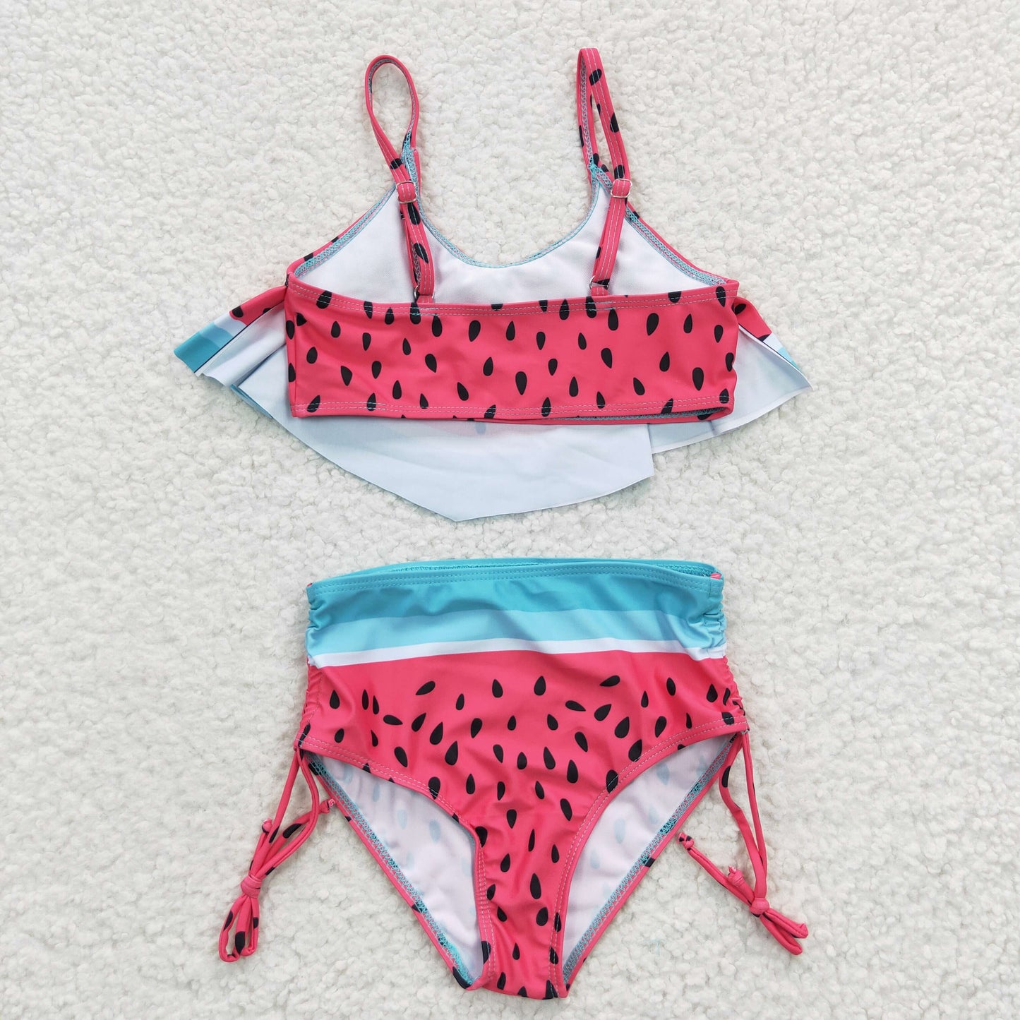 kids girls watermelon swimwear S0143