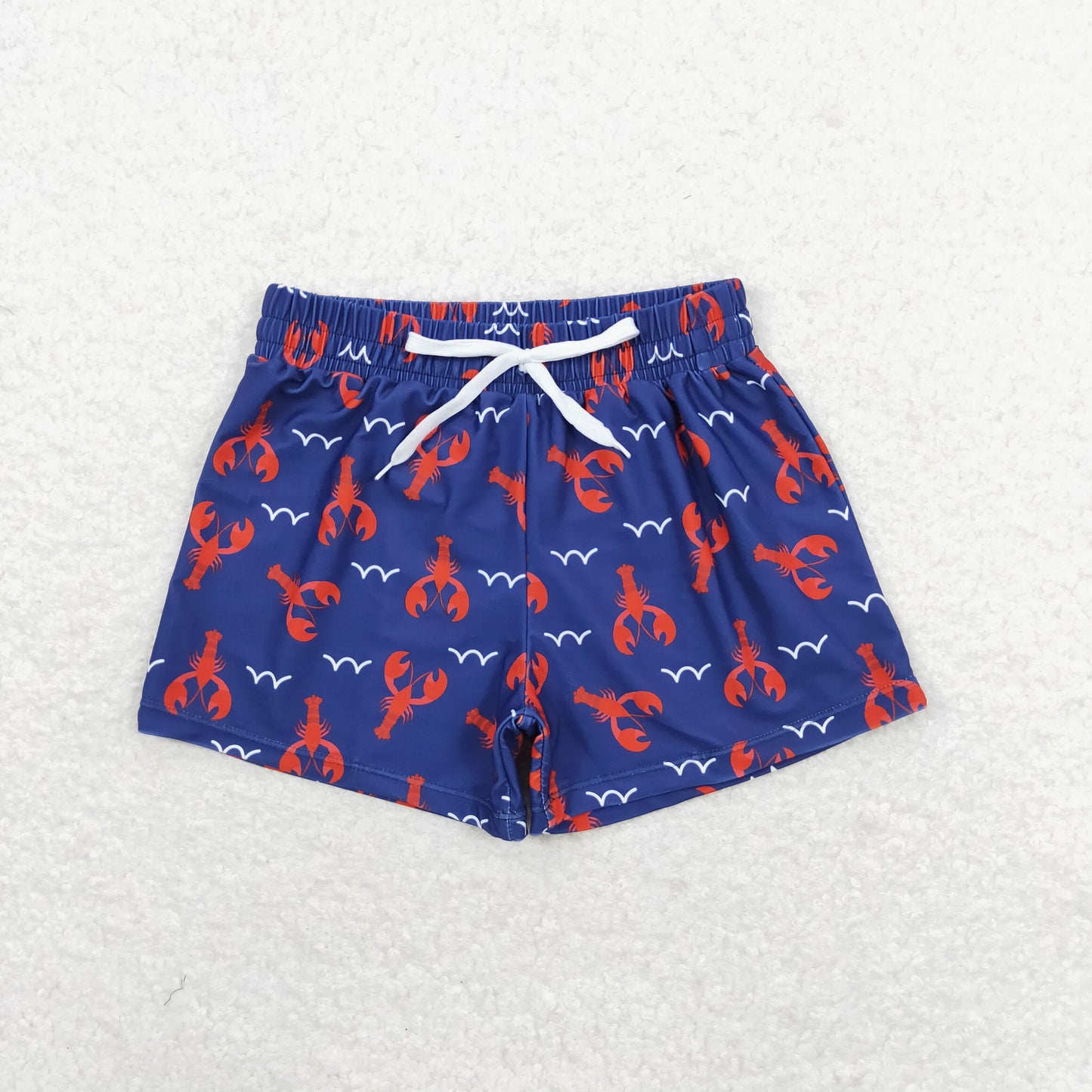 Sibling Baby Boys Crayfishes Trunk Summer Swimsuits