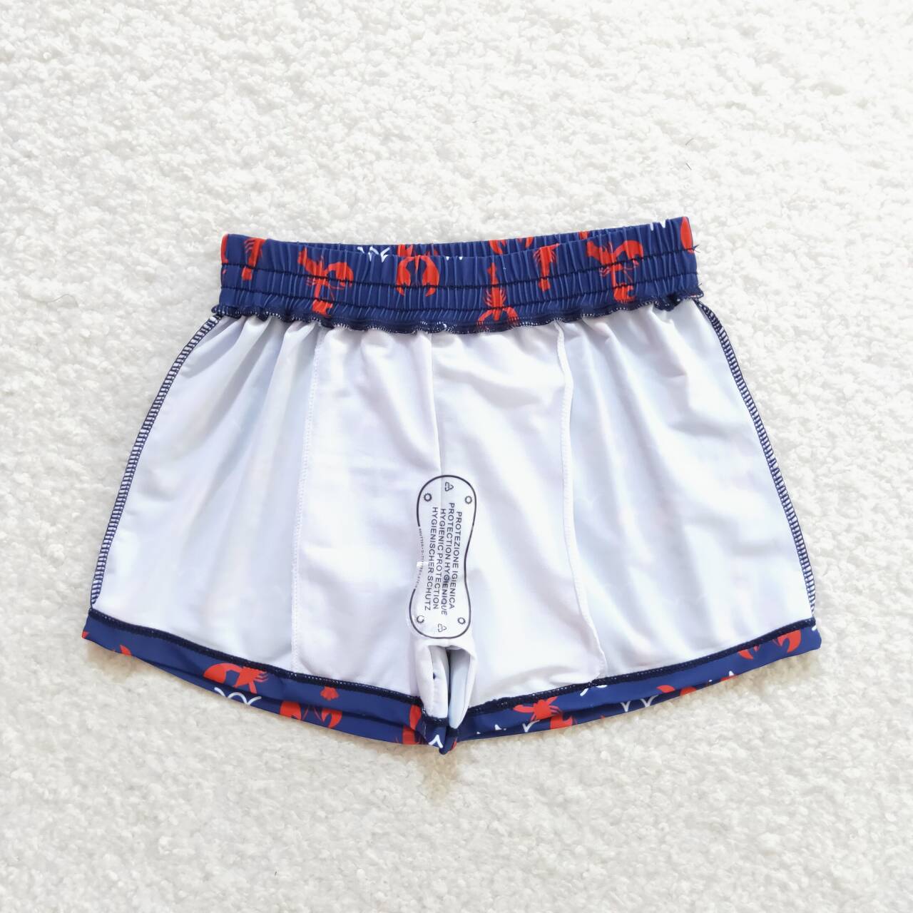 S0270  baby boy trunks crawfish boy summer swim shorts