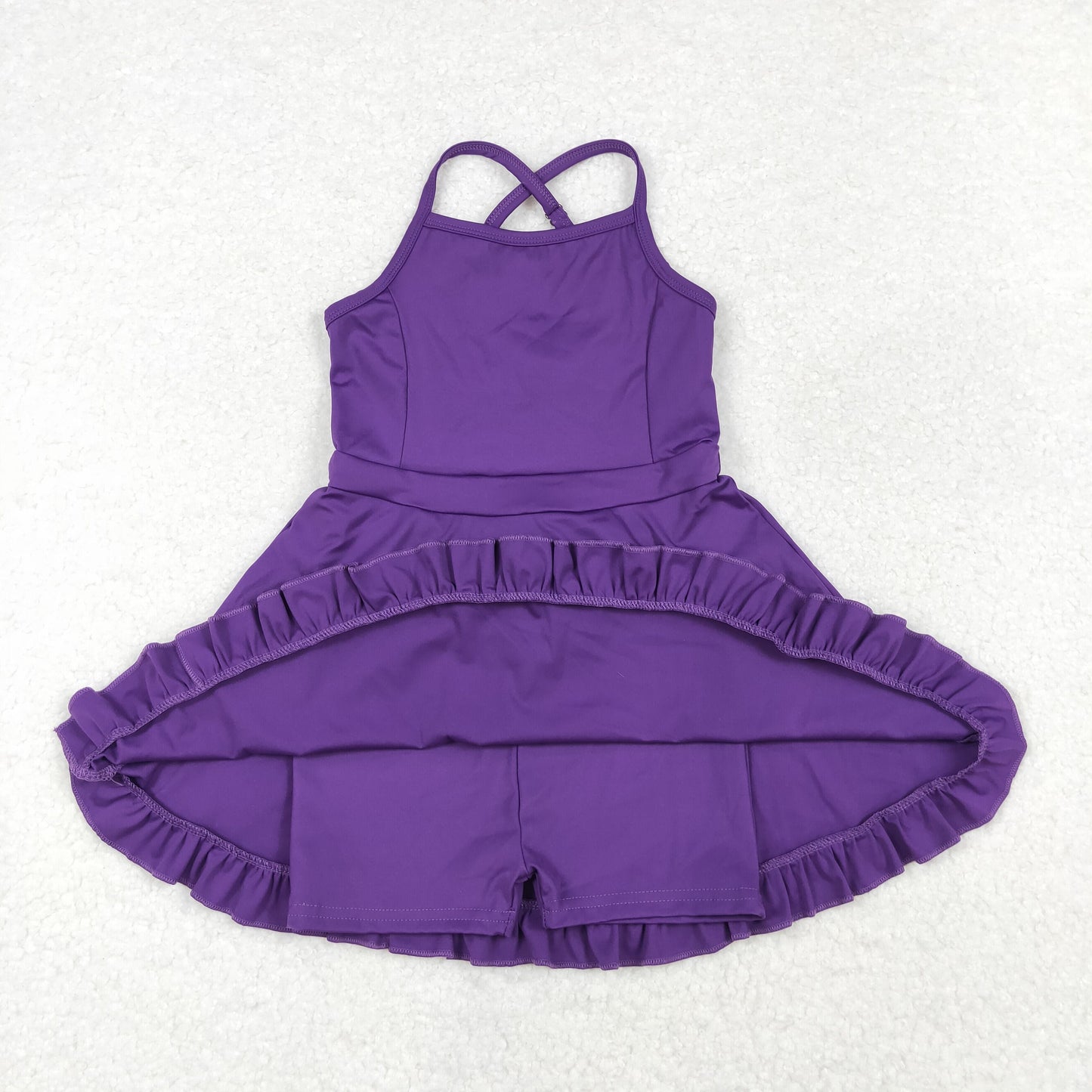 Sibling Baby Girls Knit Knee Length Active Wear Athletic Dresses