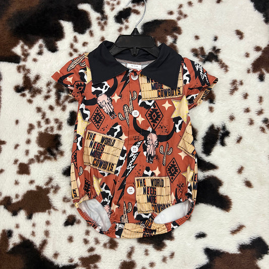 cowboys baby romper SR0193