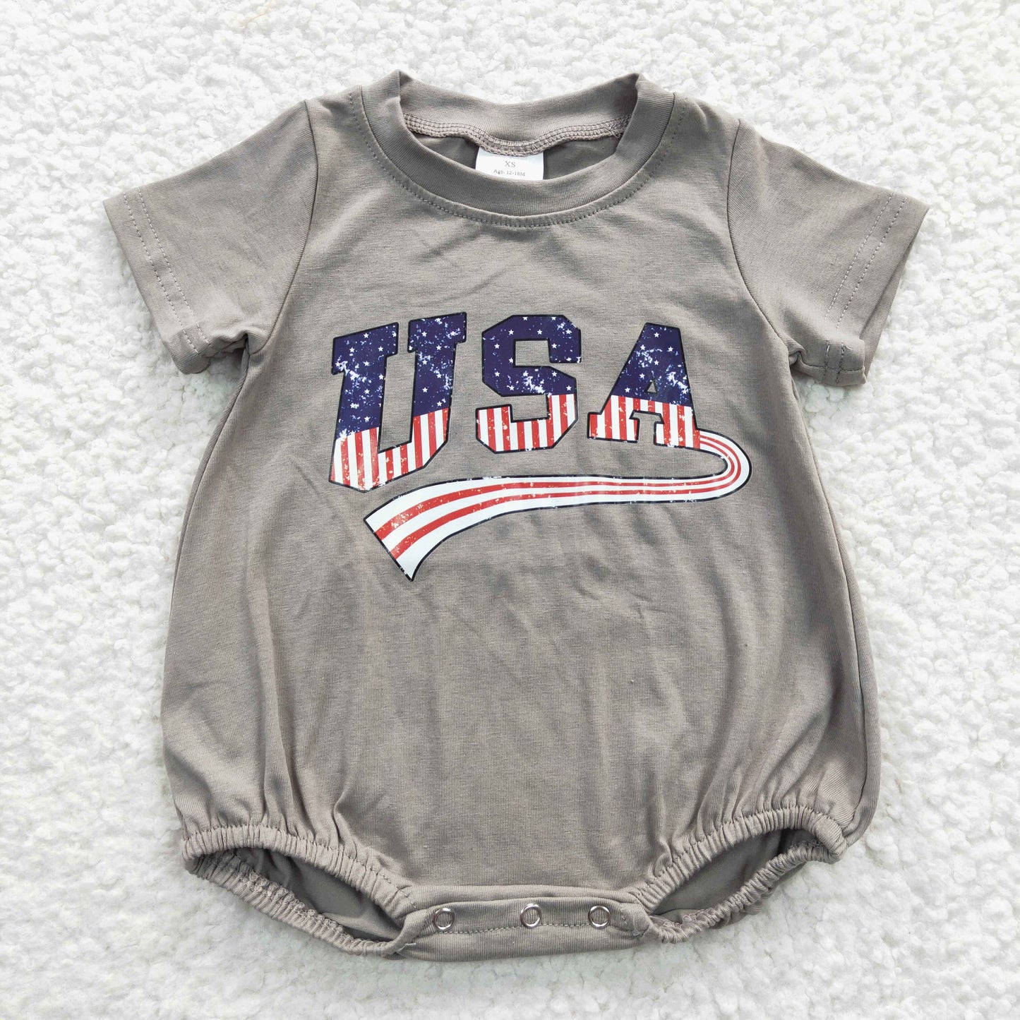 USA letter print baby onesies SR0287