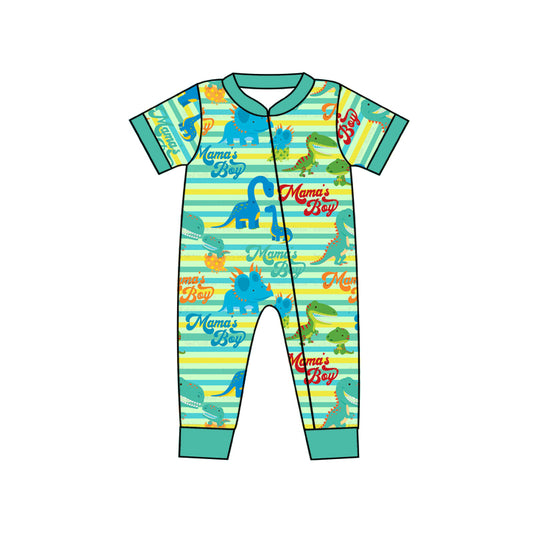 10.11 pre-order SR0501 baby clothes boy summer dinosaur romper