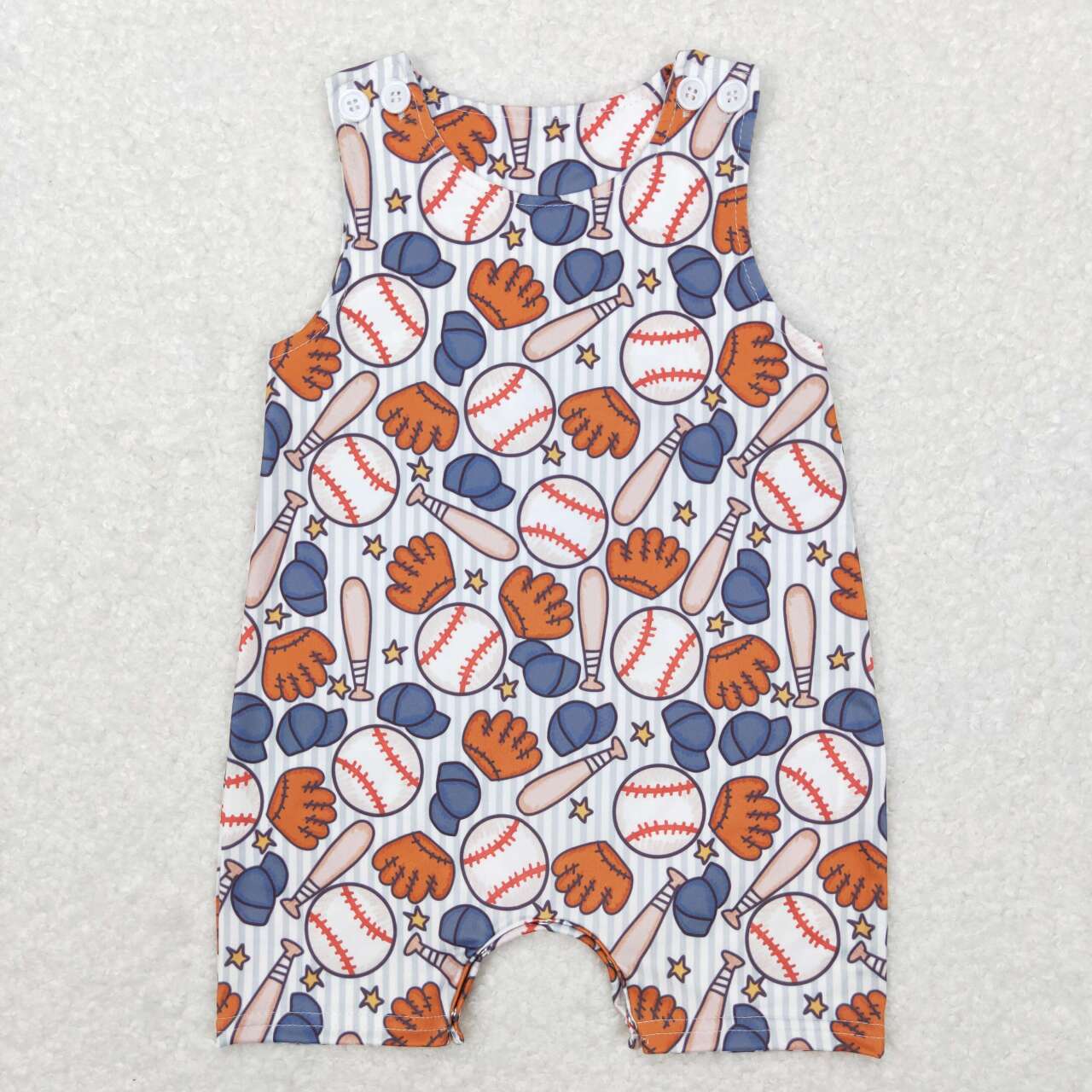 SR0540 baby boy clothes boy baseball romper