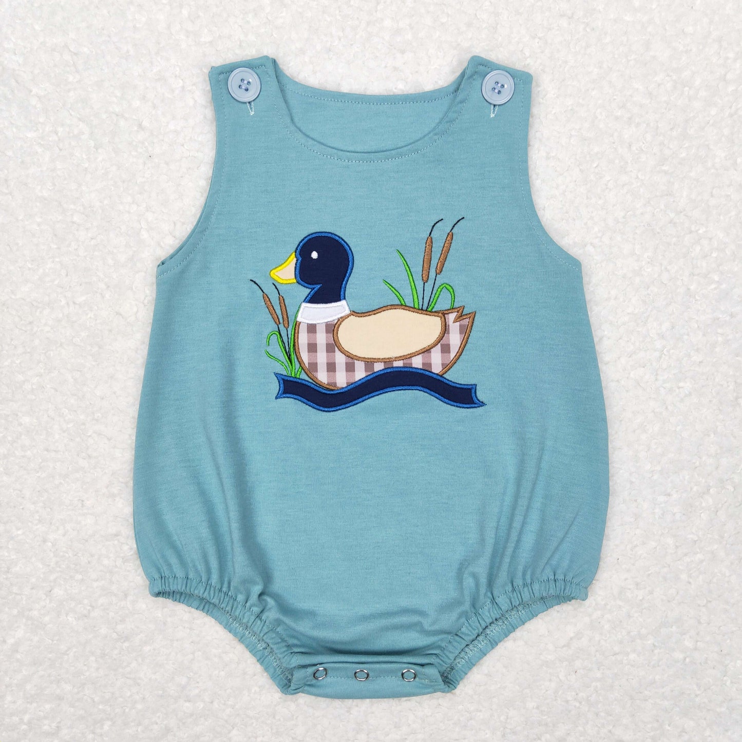 SR0590 baby duck short sleeve romper