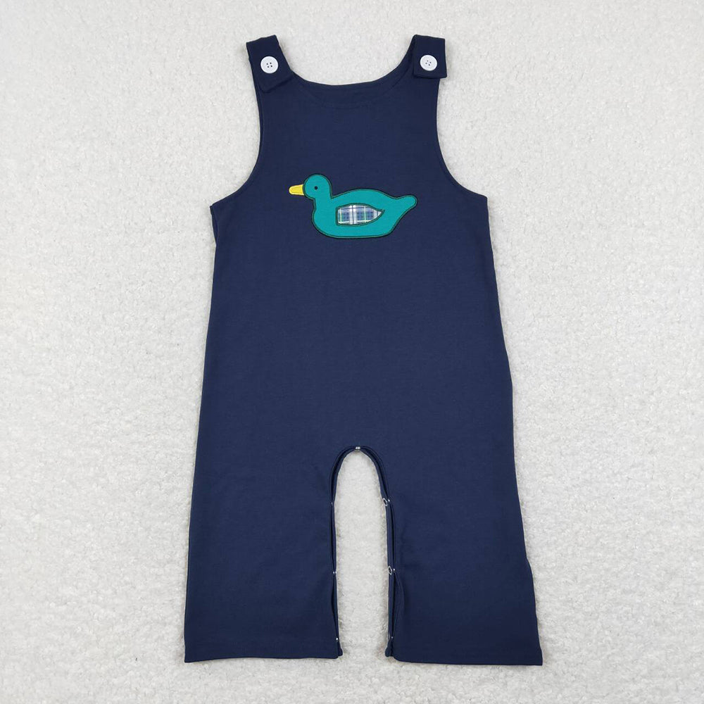 SR0677 baby boy duck short sleeve romper