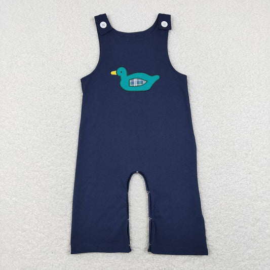 SR0677 baby boy duck short sleeve romper