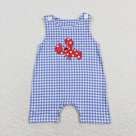 SR0820 baby boy clothes boy crawfish summer romper