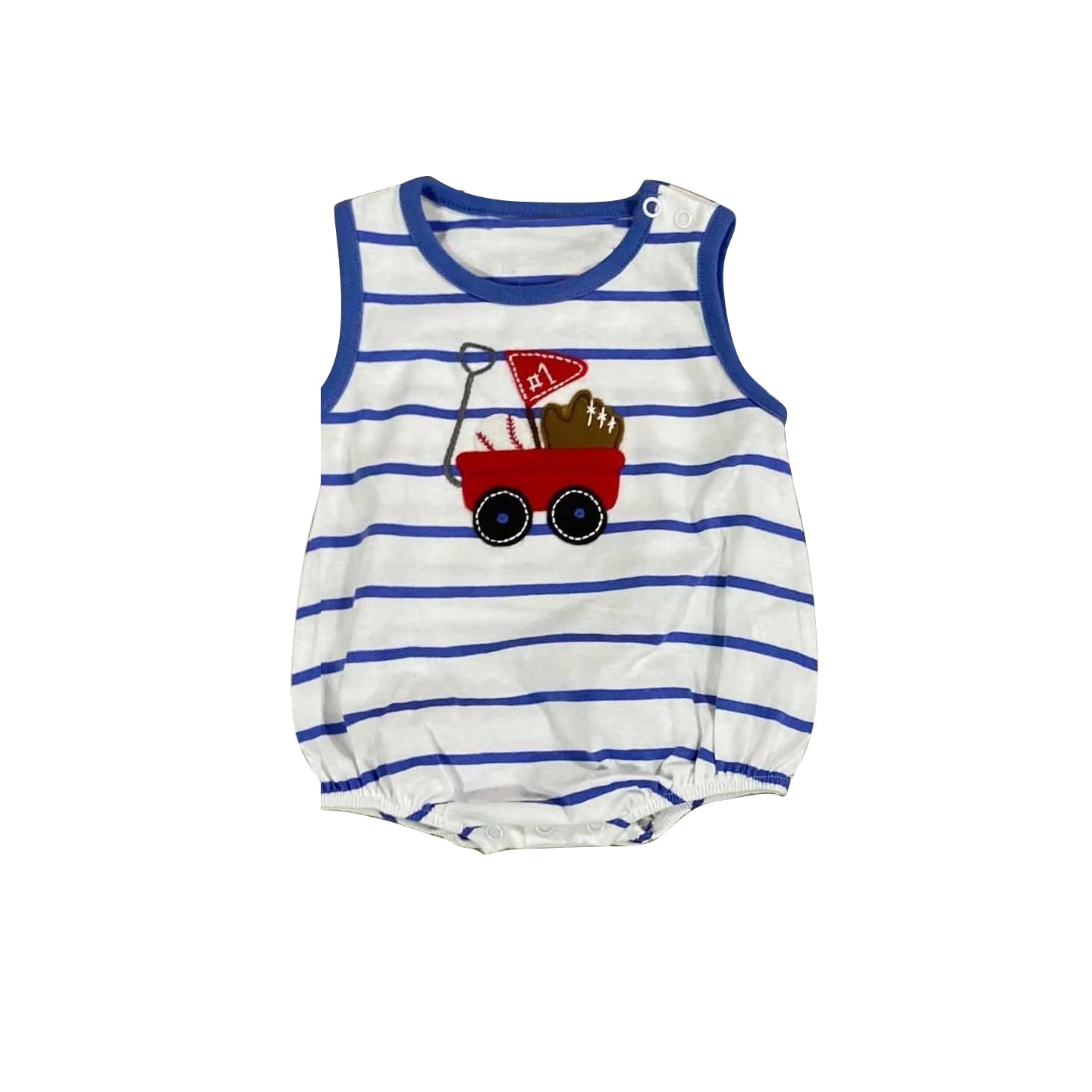 SR0935 pre-order baby boy clothes baseball boy summer romper