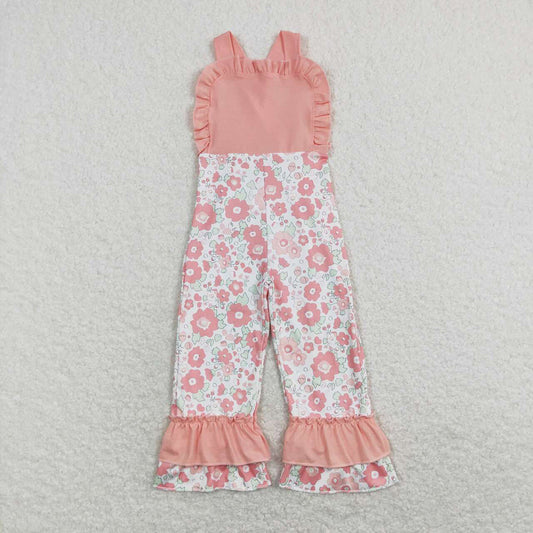 SR0963baby girl clothes flower girl summer jumpsuit