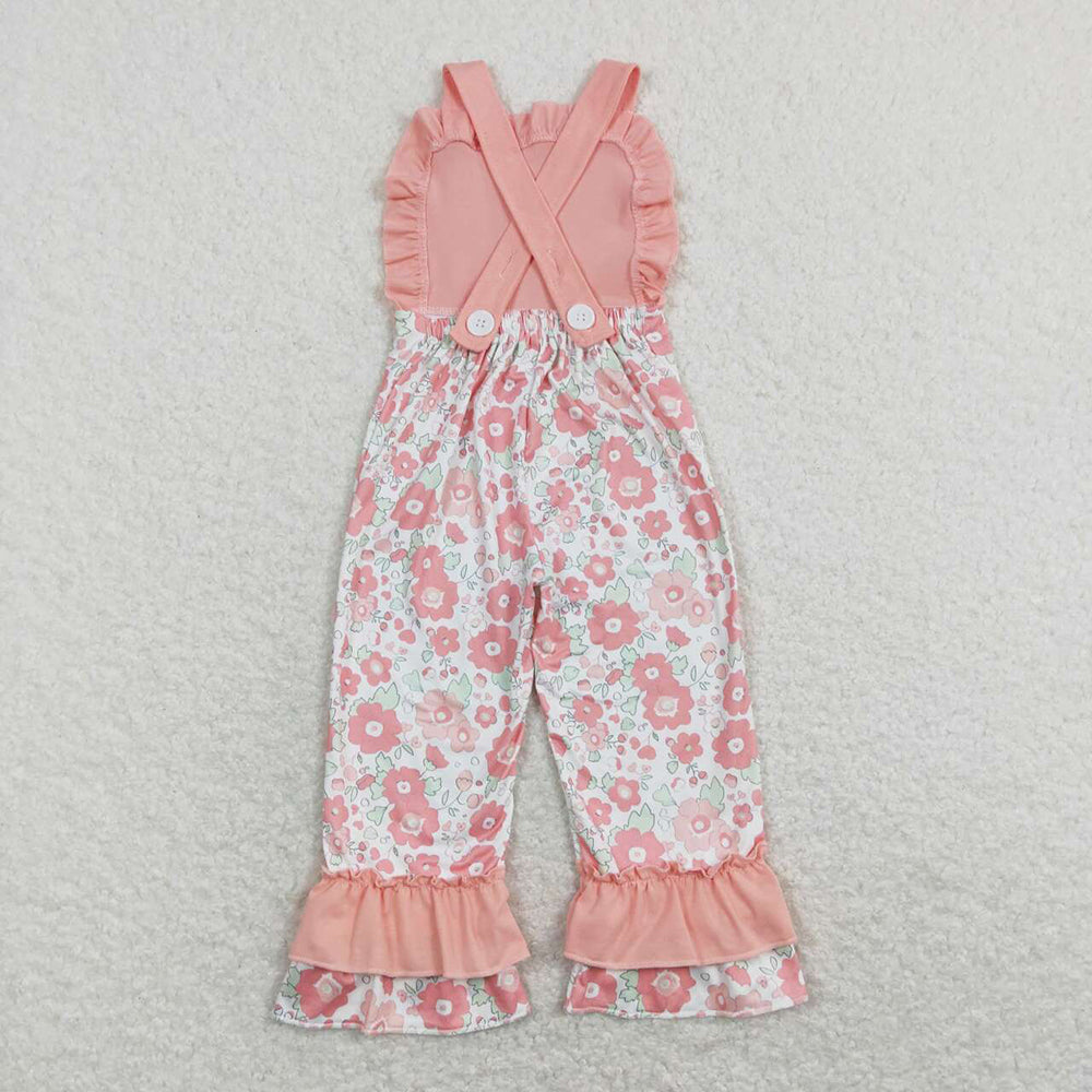 SR0963baby girl clothes flower girl summer jumpsuit