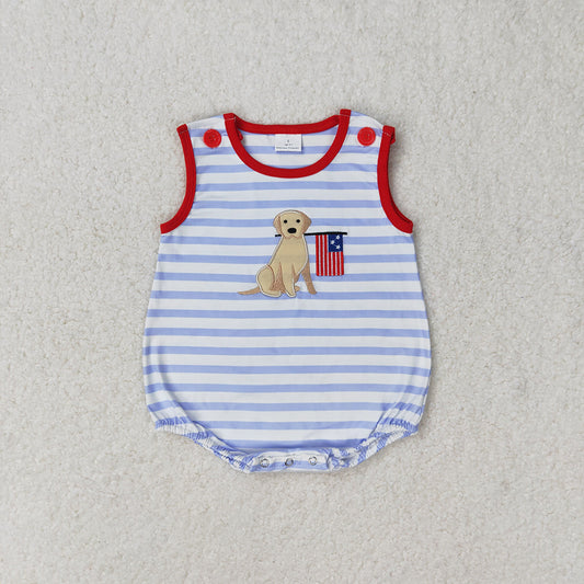 SR1080baby boy clothes pubby 4th of July patriotic toddler boy summer bubble