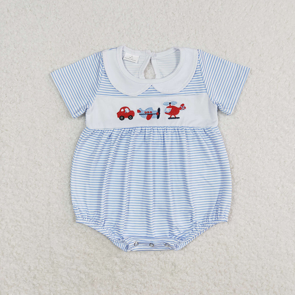 Sibling Baby Infant Boys Cute Summer Rompers