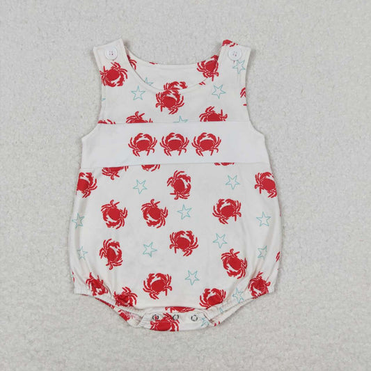 SR1186 baby boy clothes crab toddler boy summer bubble