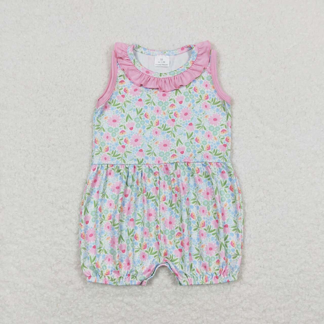 SR1262 baby girl clothes floral toddler girl summer bubble