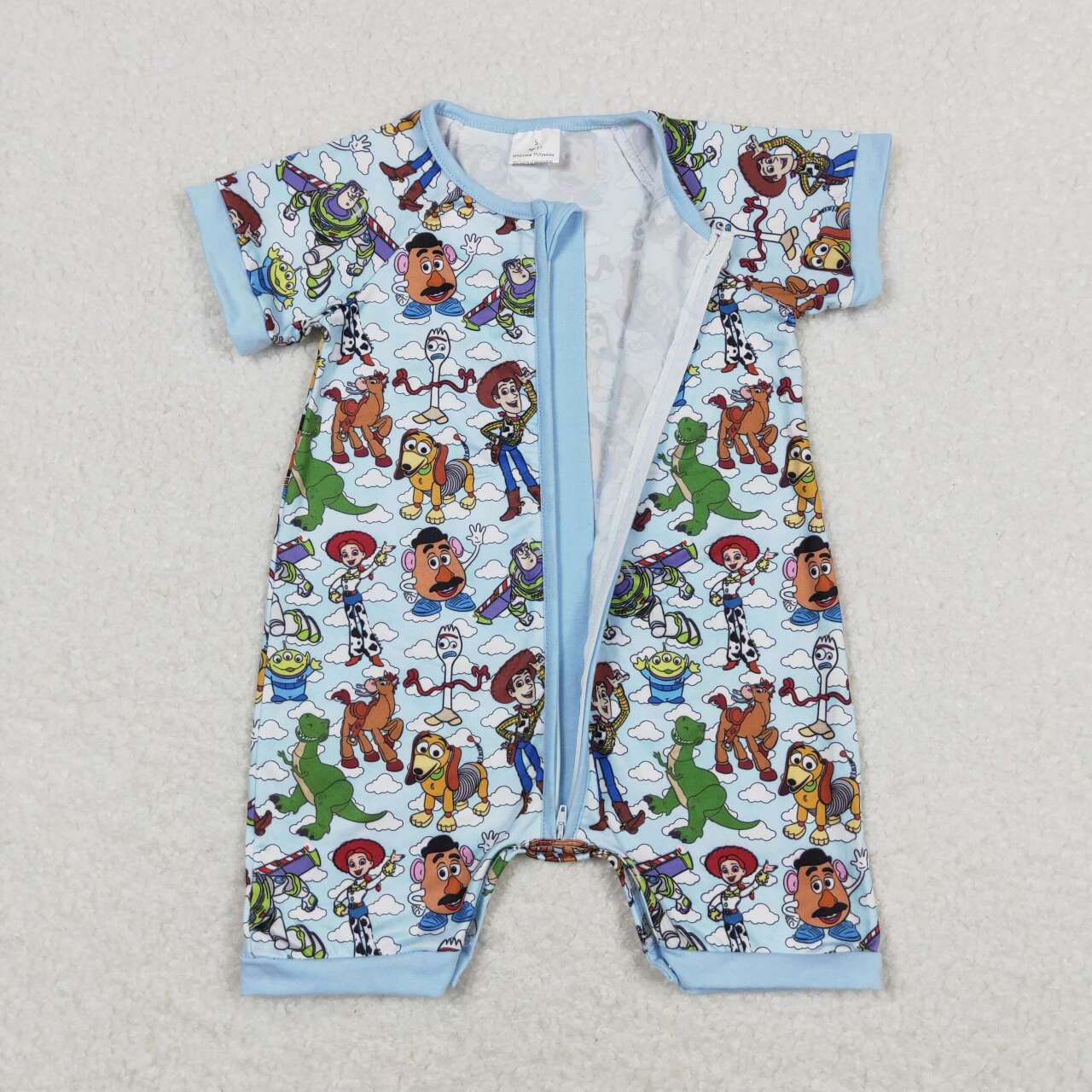 SR1274  baby boy clothes cartoon toddler boy summer romper