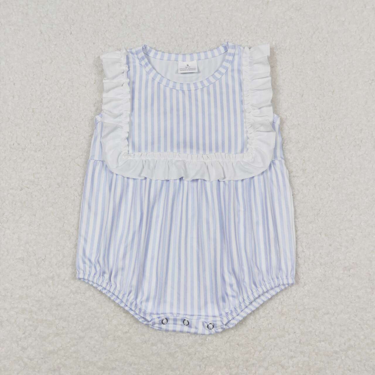 SR1363  baby girl clothes blue stripes toddler girl summer bubble