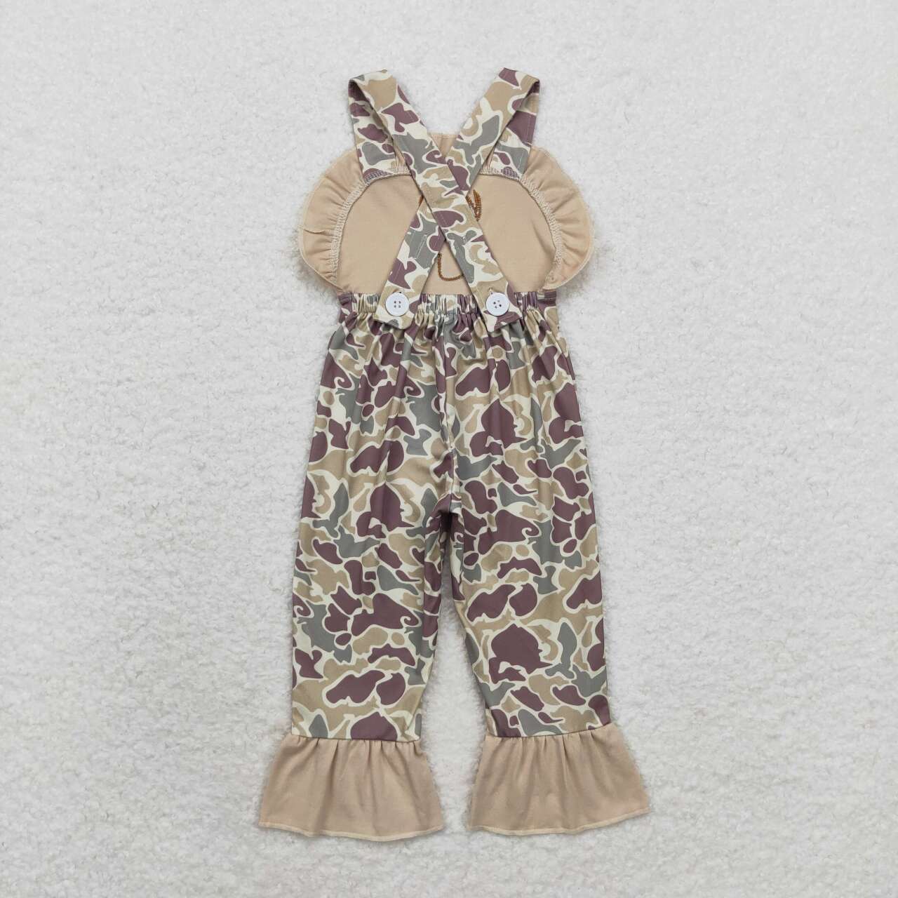 SR1914   baby girl clothes embroidery deer camo hunting clothes girl summer romper