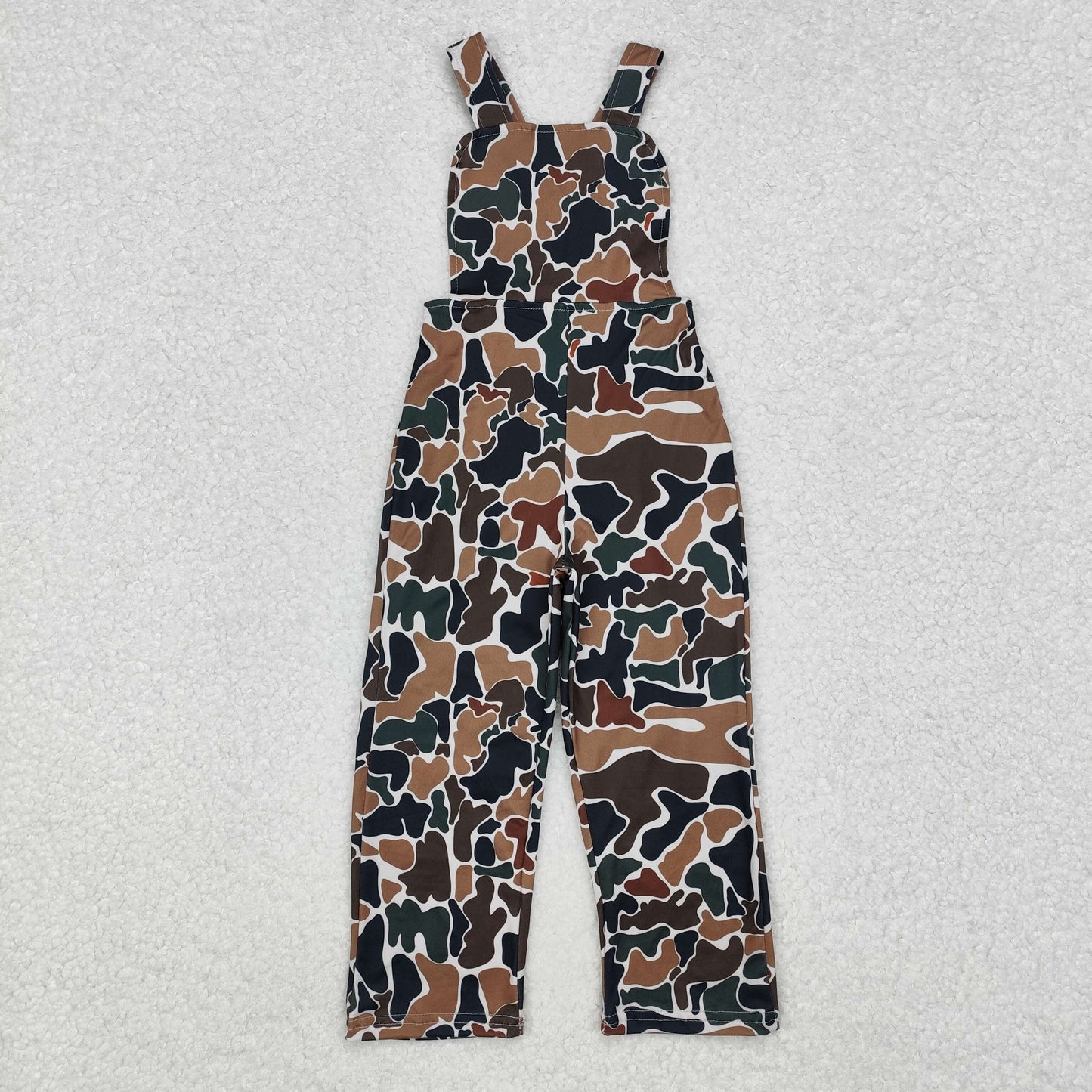 Sibling Baby Boys Girls Southern Camo Straps Pant Jumpsuits