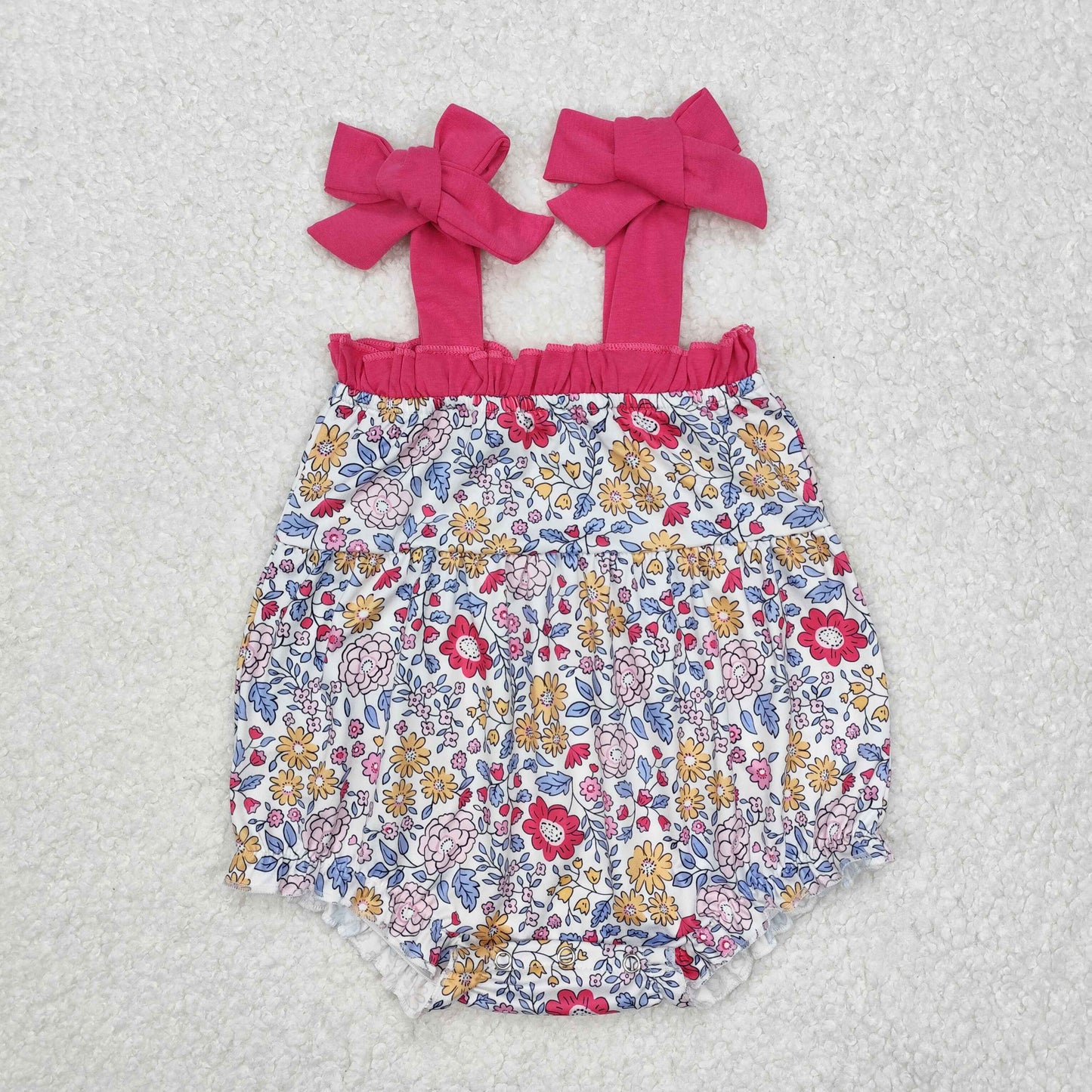 SR2277  baby girl clothes floral girl summer bubble