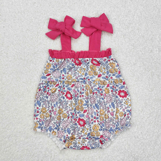 SR2277  baby girl clothes floral girl summer bubble