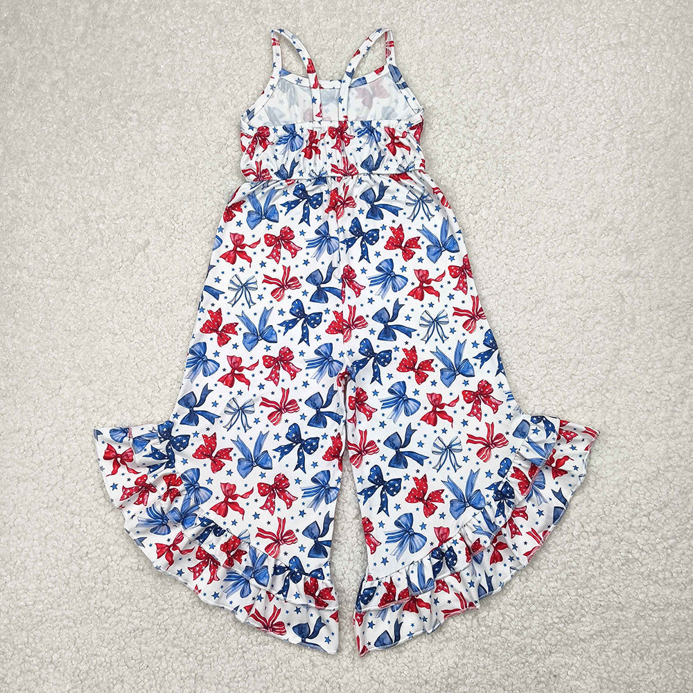 Sibling Baby Girls 4th Of July Summer Bell Bottoms Jumpsuits
