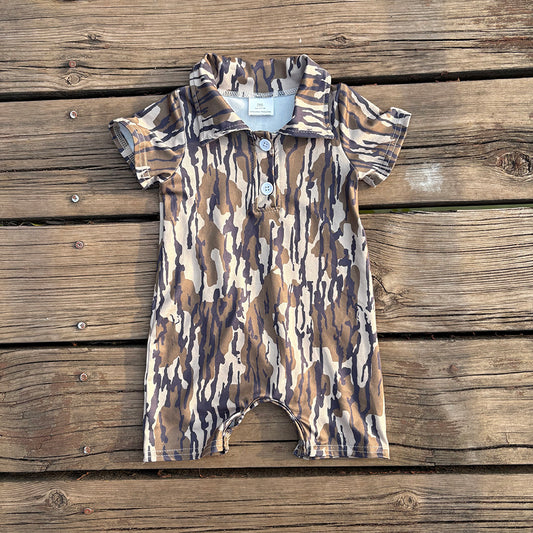 SR2976 baby boy clothes bottomland camouflage toddler summer bubble rompers