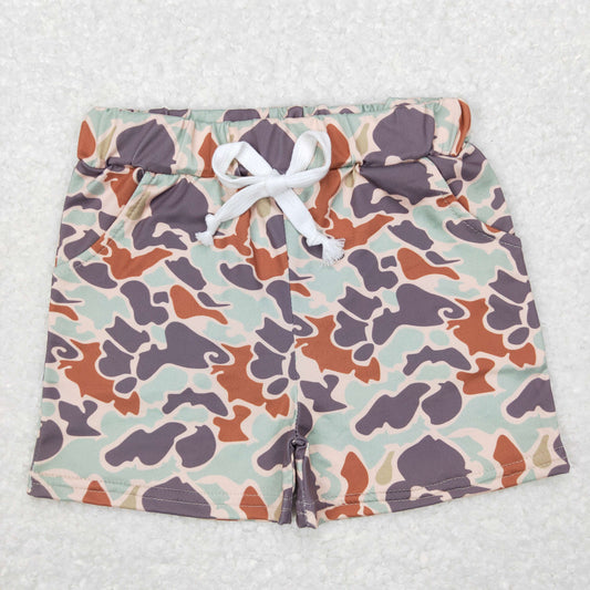 SS0138 baby boy clothes boy camouflage shorts