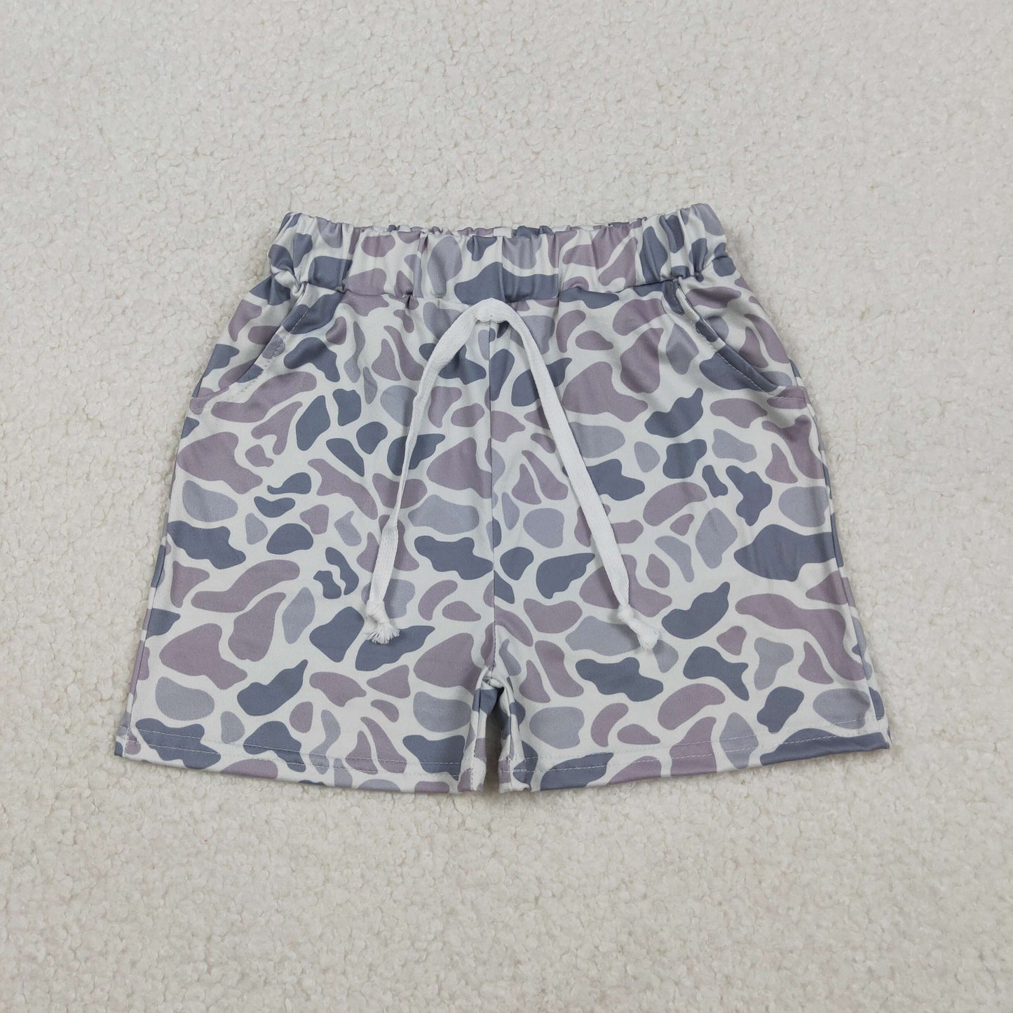 Sibling 11 Colors Baby Boys Southern Camo Pockets Shorts Bottom(shorter)