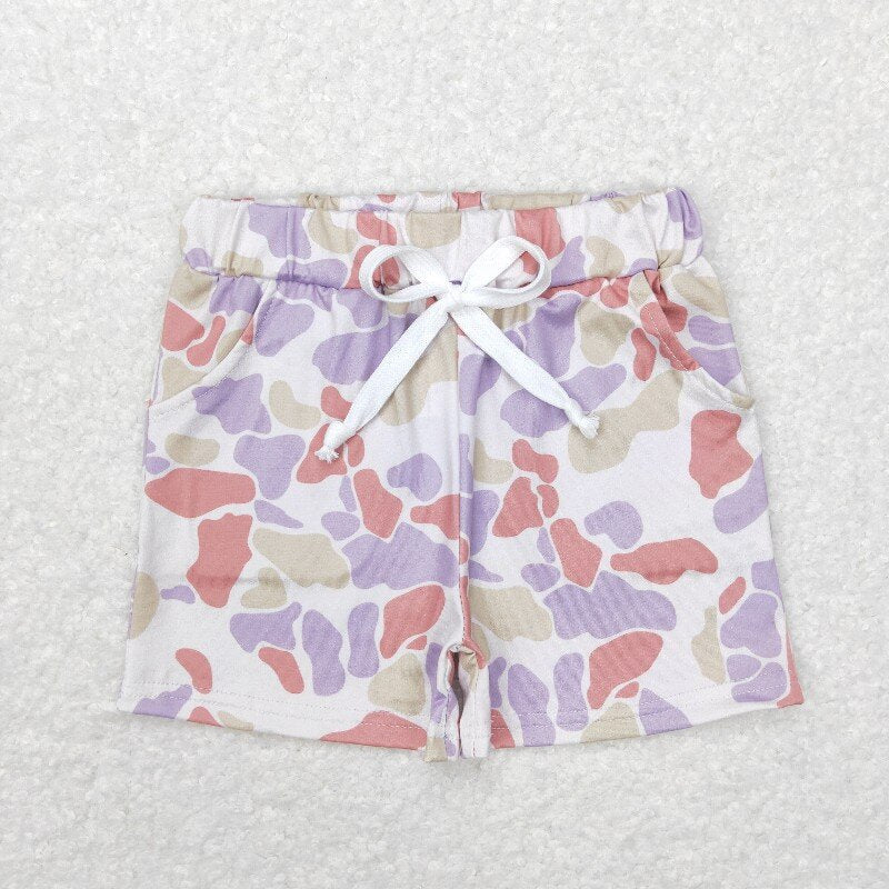 Sibling 11 Colors Baby Boys Southern Camo Pockets Shorts Bottom(shorter)