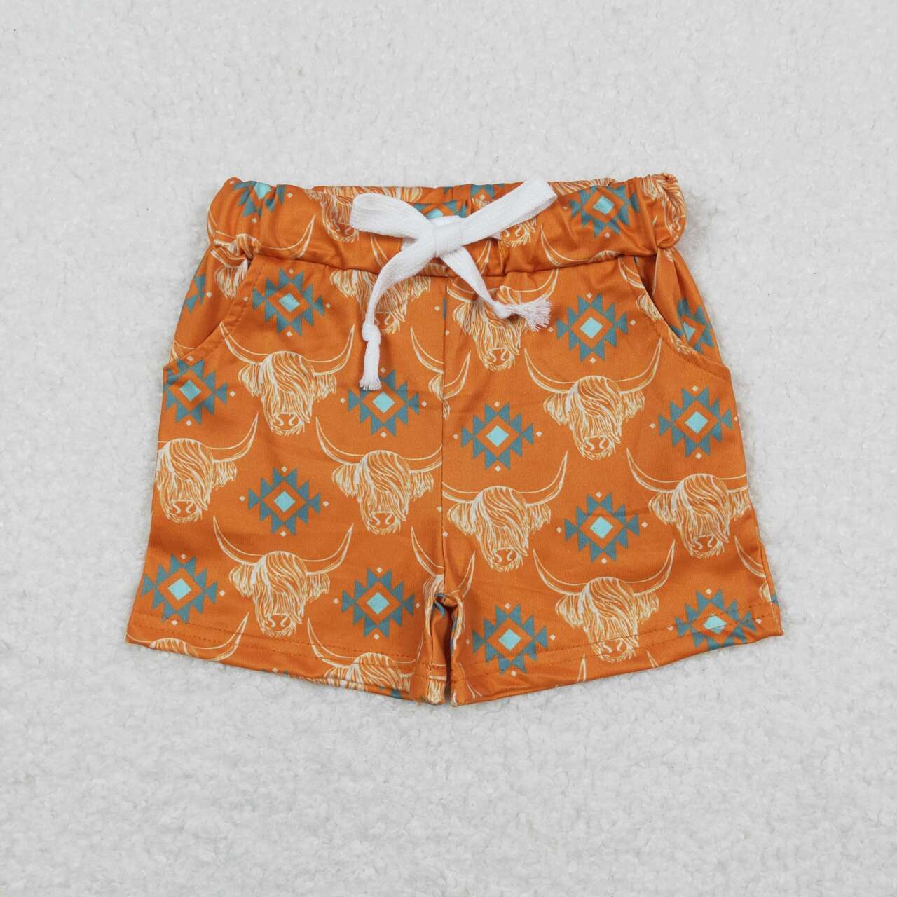 SS0208 baby boy clothes  aztec cowboy boy summer shorts