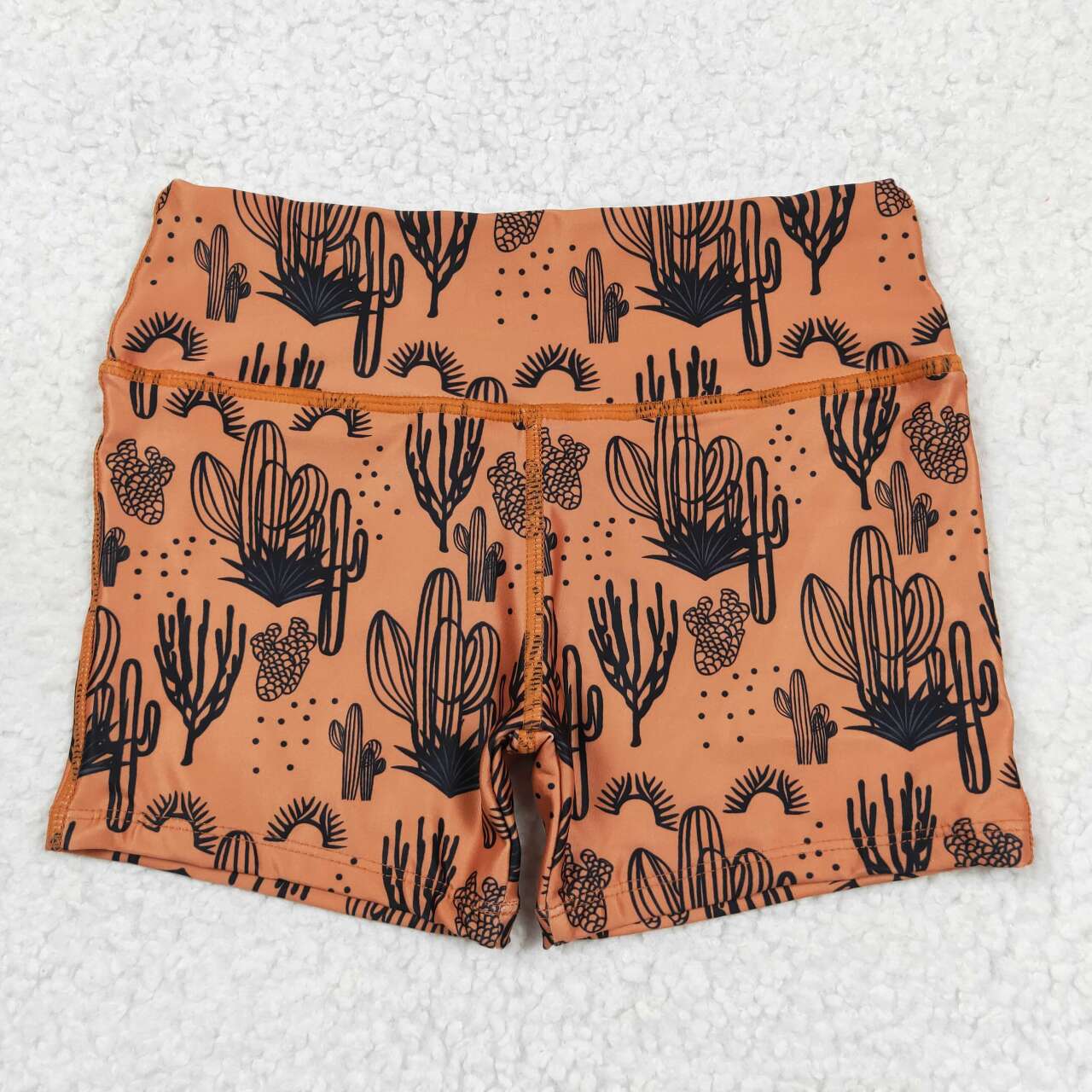 Sibling Baby Girls Leopard Cactus Biking Summer Shorts Bottoms
