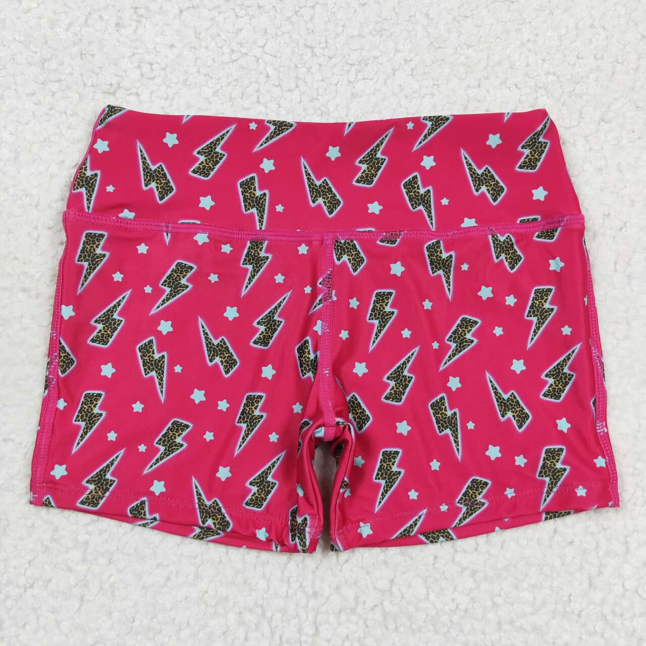 Sibling Baby Girls Leopard Cactus Biking Summer Shorts Bottoms