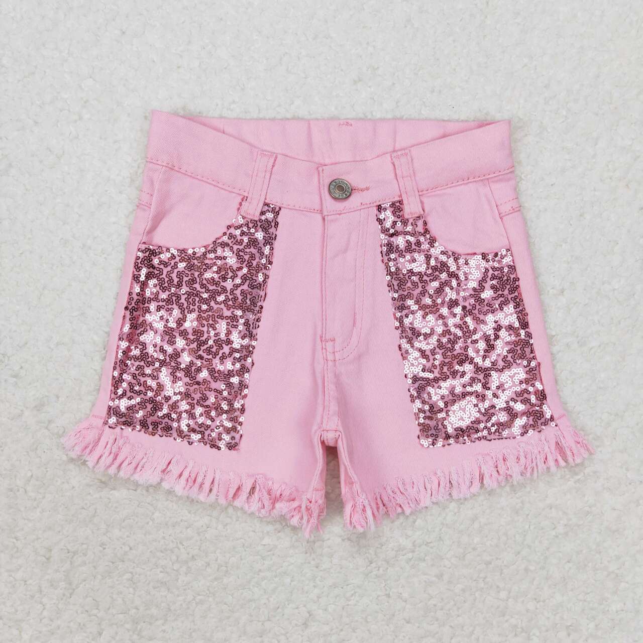 Sibling Baby Girls Denim Shorts Bottom