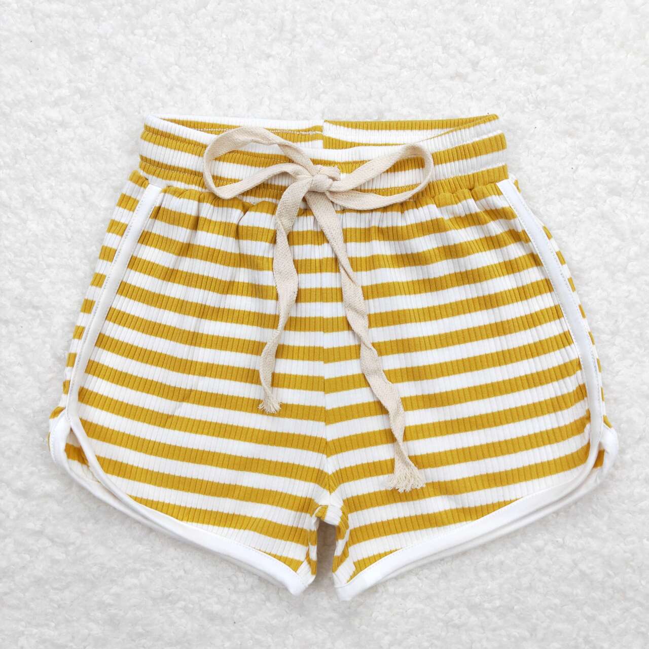 Sibling Baby Girls Colorful Stripe Summer Cotton Shorts Bottom