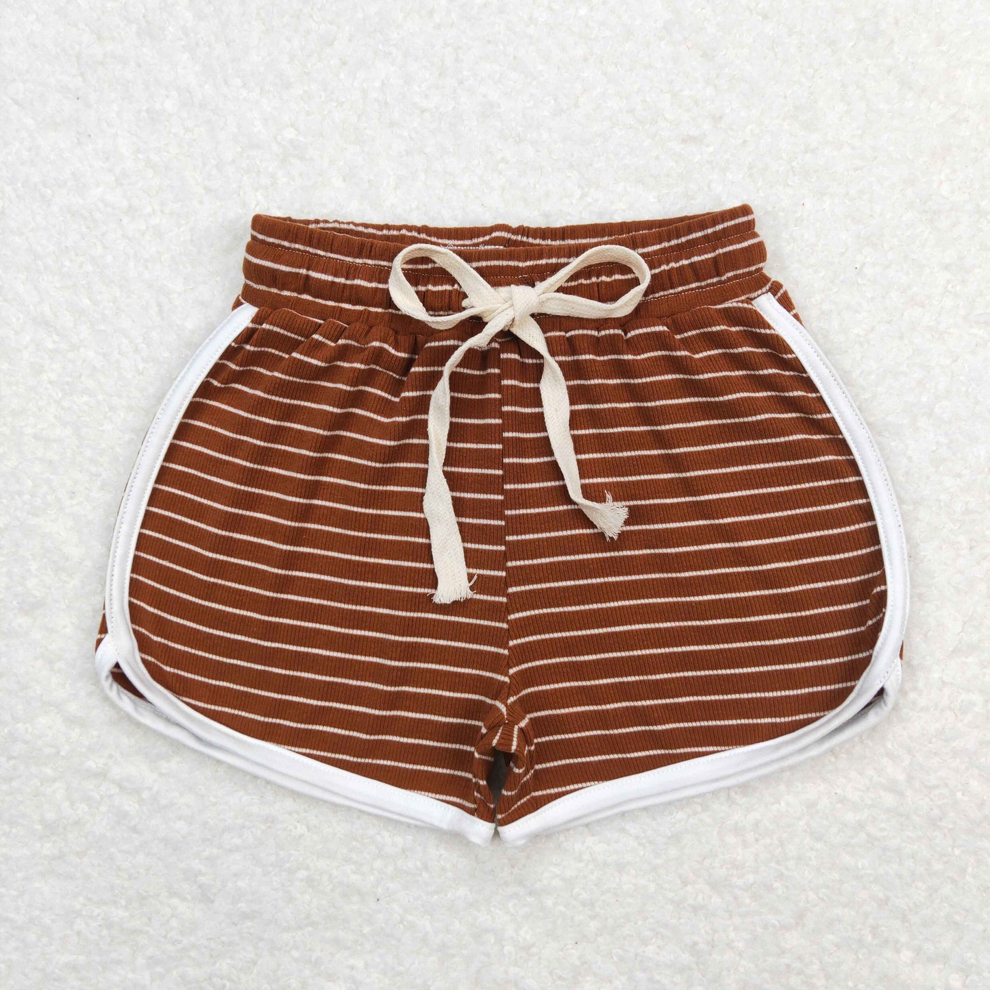 Sibling Baby Girls Colorful Stripe Summer Cotton Shorts Bottom