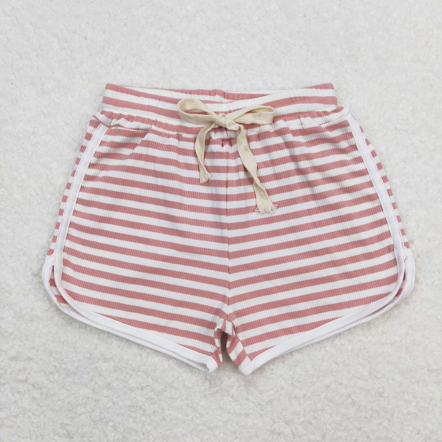 Sibling Baby Girls Colorful Stripe Summer Cotton Shorts Bottom
