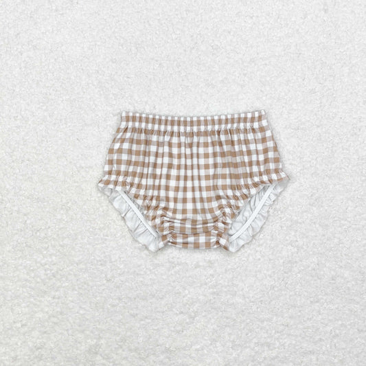 SS0365  toddler clothes ginghamgirl summer bummies shorts