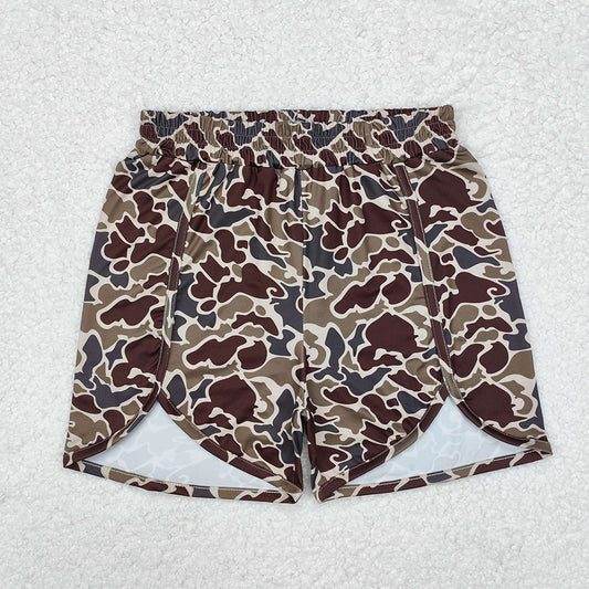 SS0367  adult clothes dark green camouflage women summer shorts