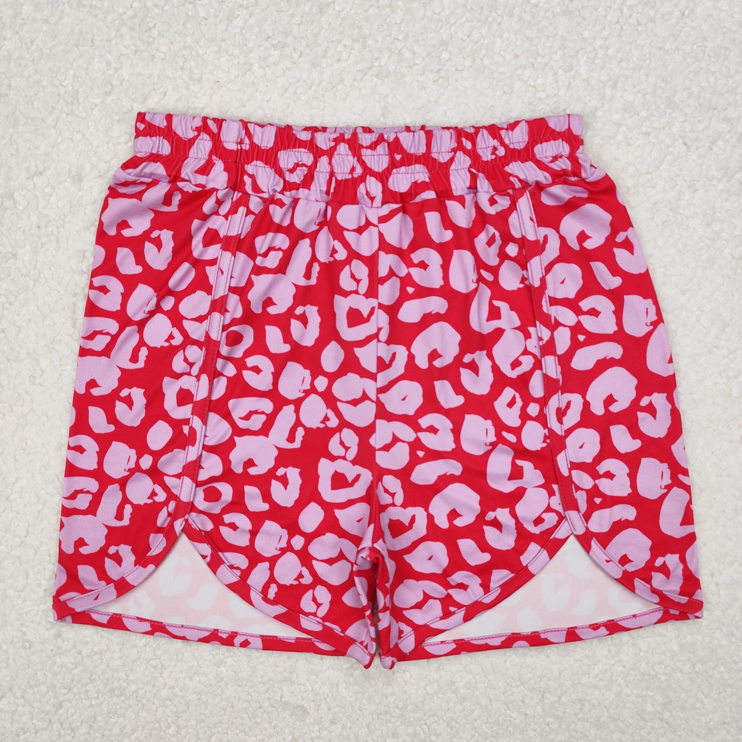 SS0382  adult clothes pink leopard print adult women summer shorts