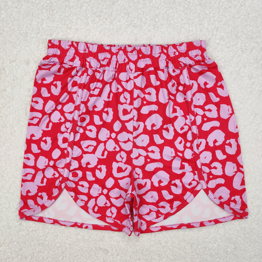 SS0382  adult clothes pink leopard print adult women summer shorts