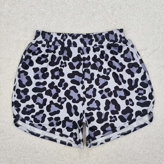 SS0385  adult clothes grey leopard women summer shorts