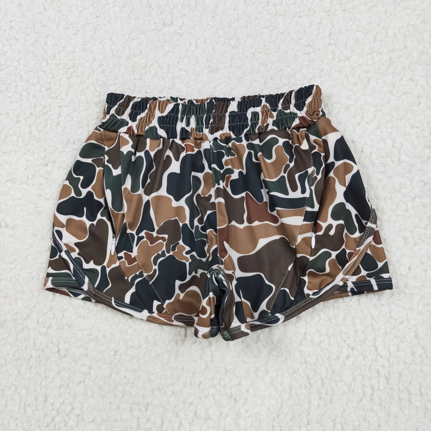 Mama and Me Colorful Leopard Sprinkles Yoga Active Shorts Bottoms
