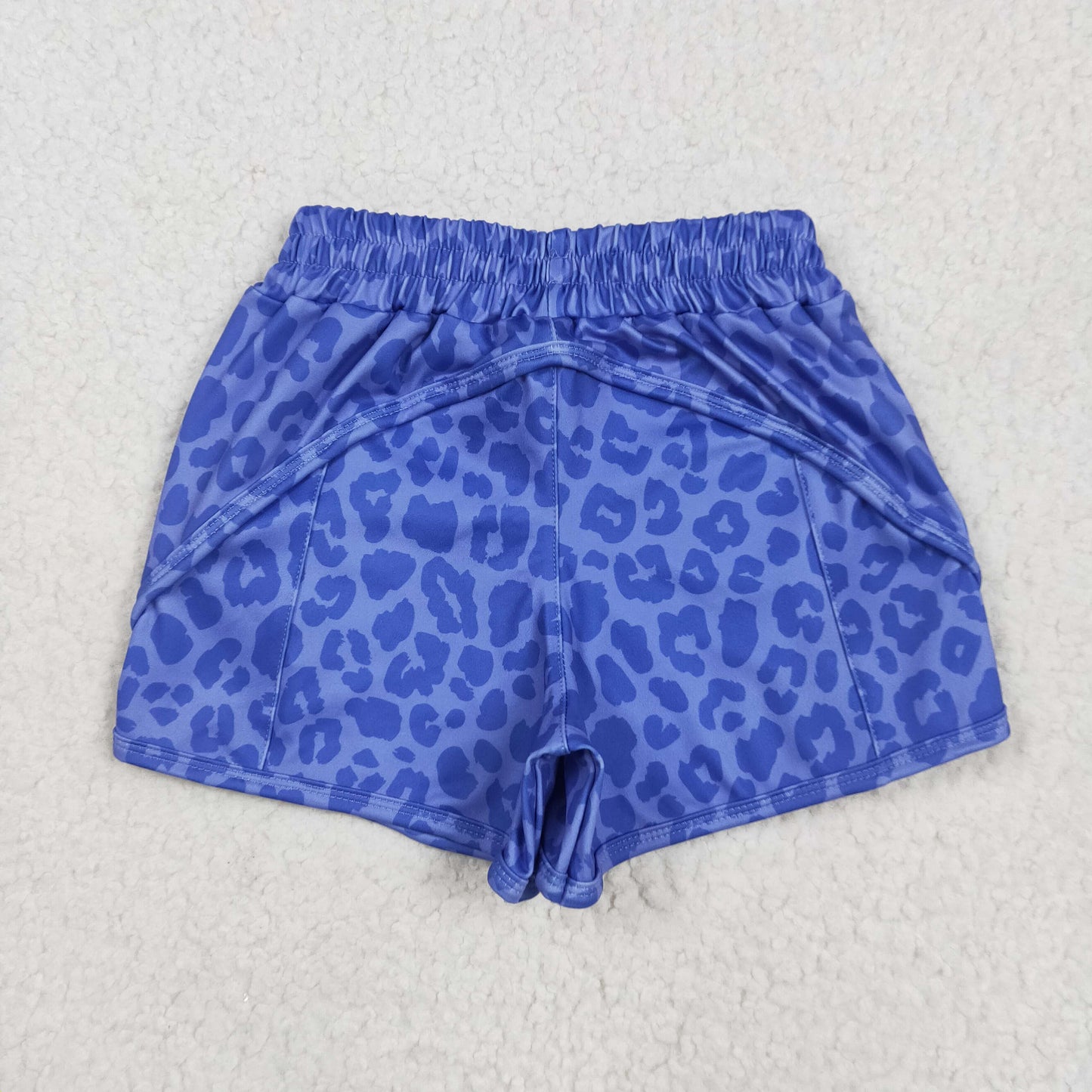Mama and Me Colorful Leopard Sprinkles Yoga Active Shorts Bottoms