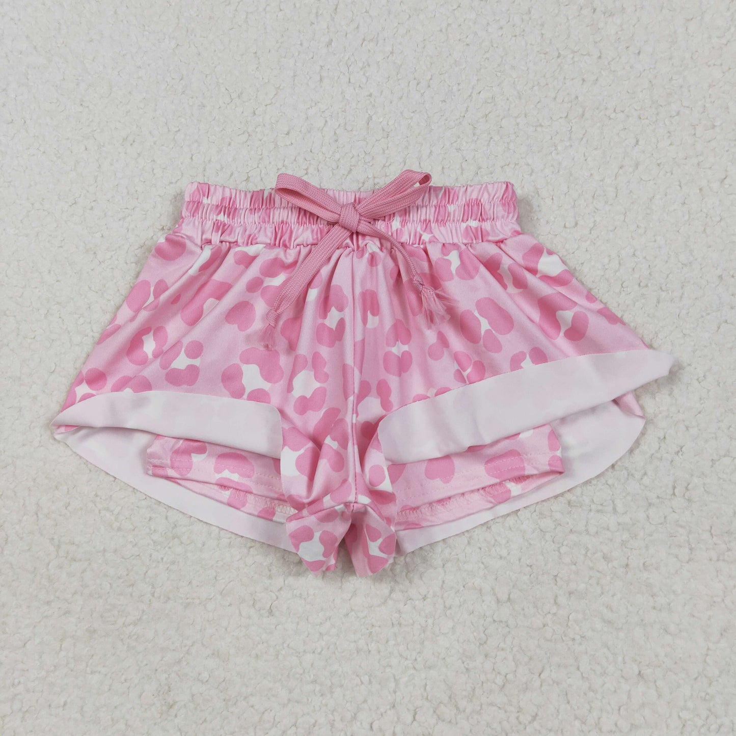 Sibling Baby Girls Colorful Bows Leopard Skorts Ruffle Summer Shorts Bottoms