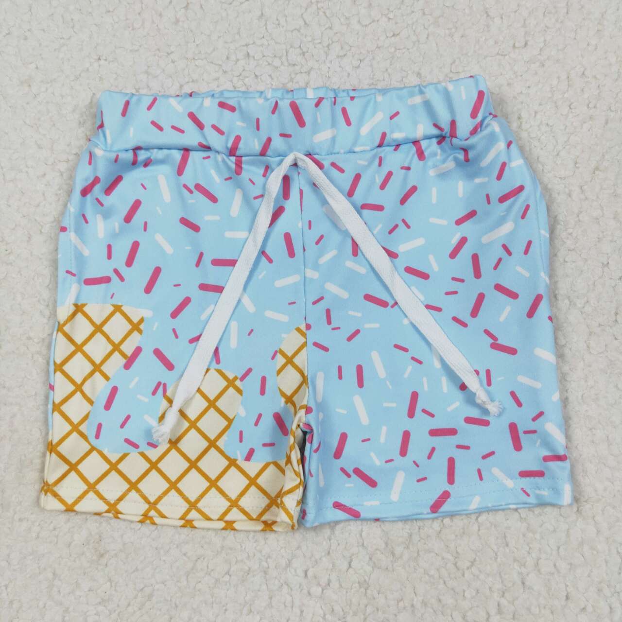 Sibling Baby Boys Drip Sprinkles Team Shorts Bottom